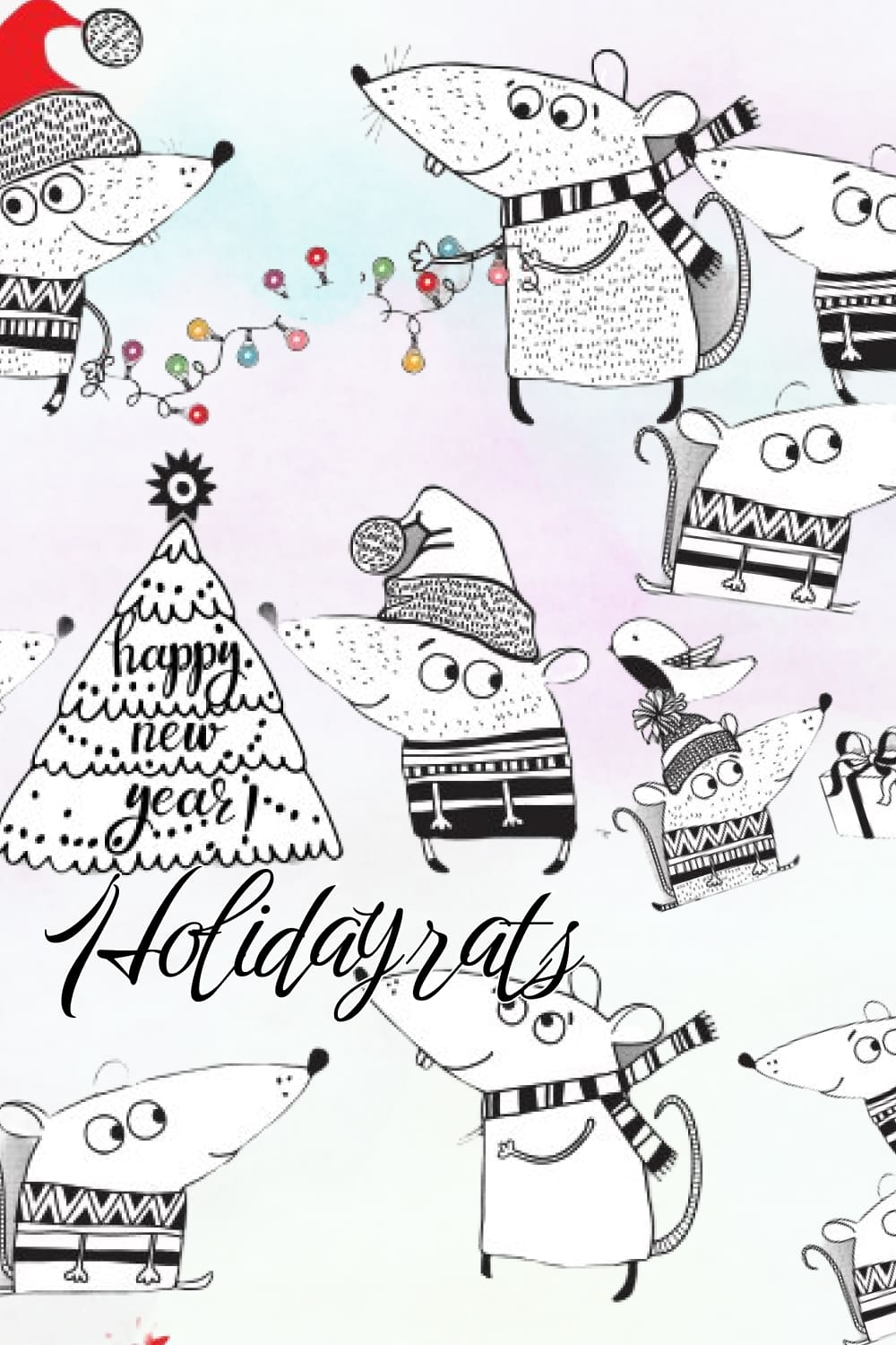 Holiday Rats - Pinterest image preview.