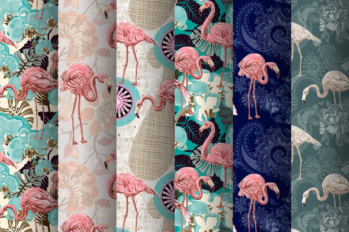 Flamingo for the stylish textures.