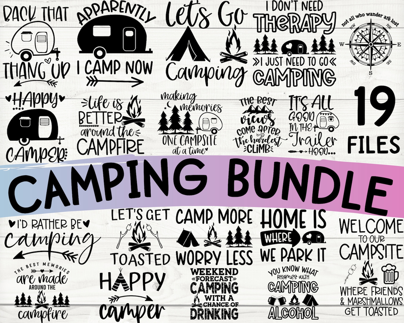 Cover image of Campfire SVG.