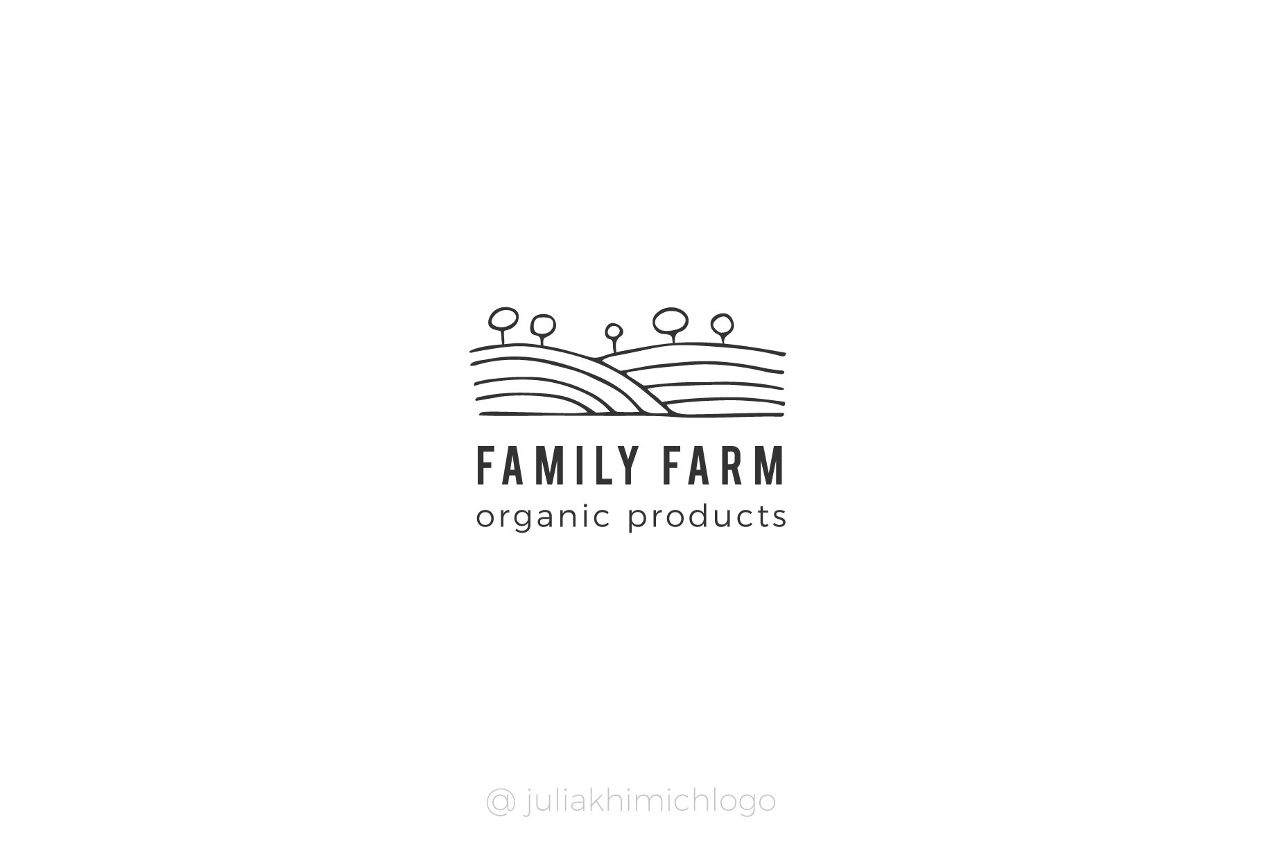 Collection of logos for family farms.