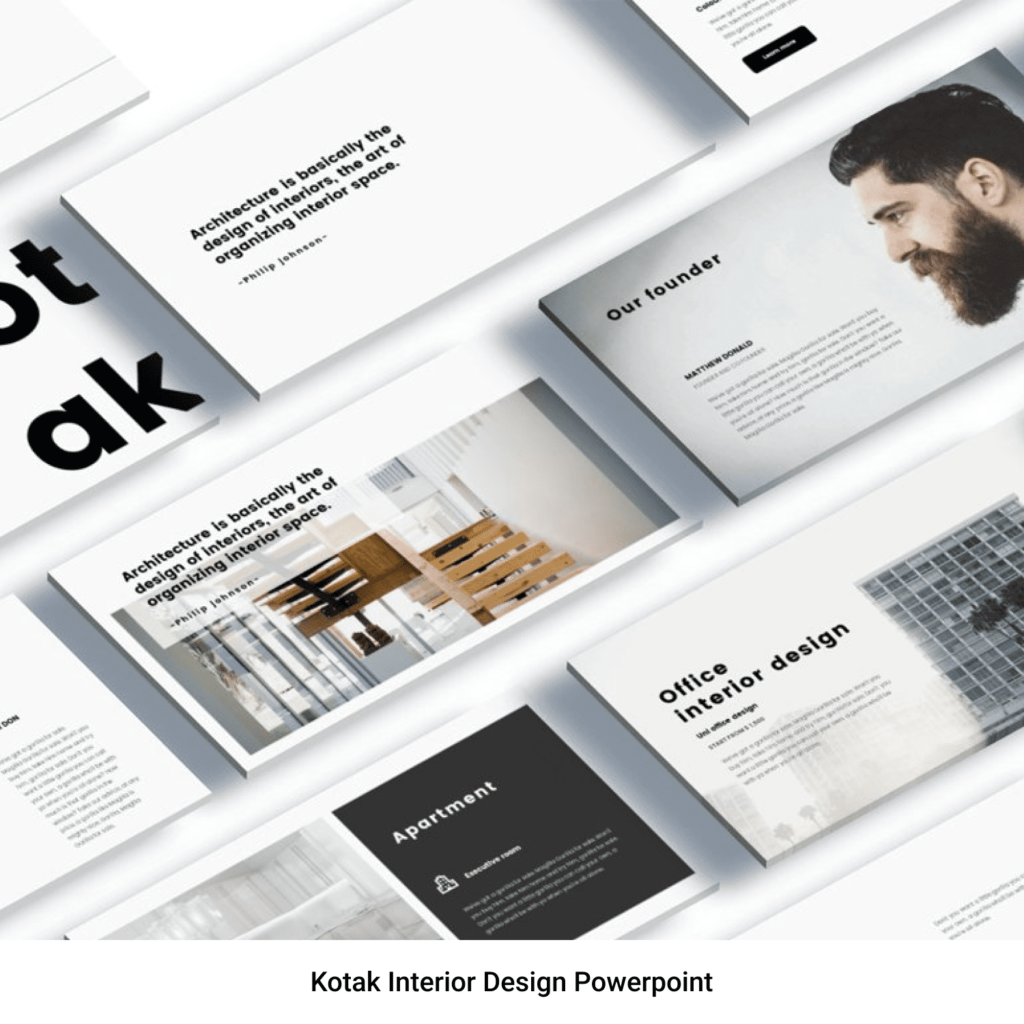 Kotak Interior Design Powerpoint – MasterBundles