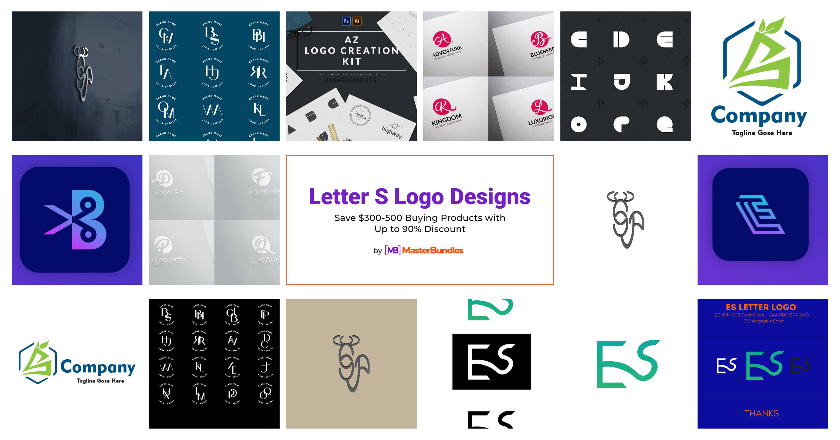 Minimalist letter s logo inside square shape Vector Image