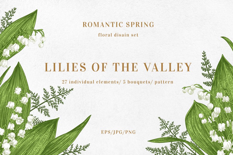 Cover image of Spring. Lilies Of The Valley.