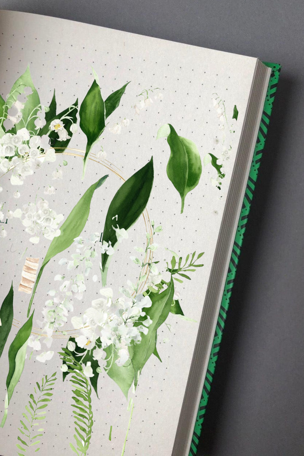 Gorgeous hand-drawn floral lily art illustrations.