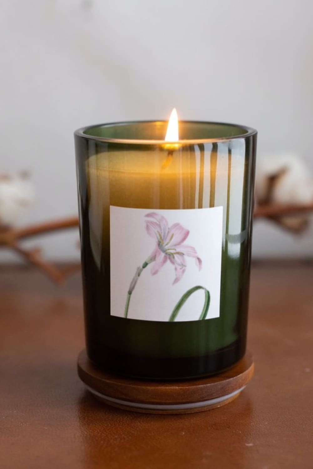 Beautiful themed candle for your home decor.