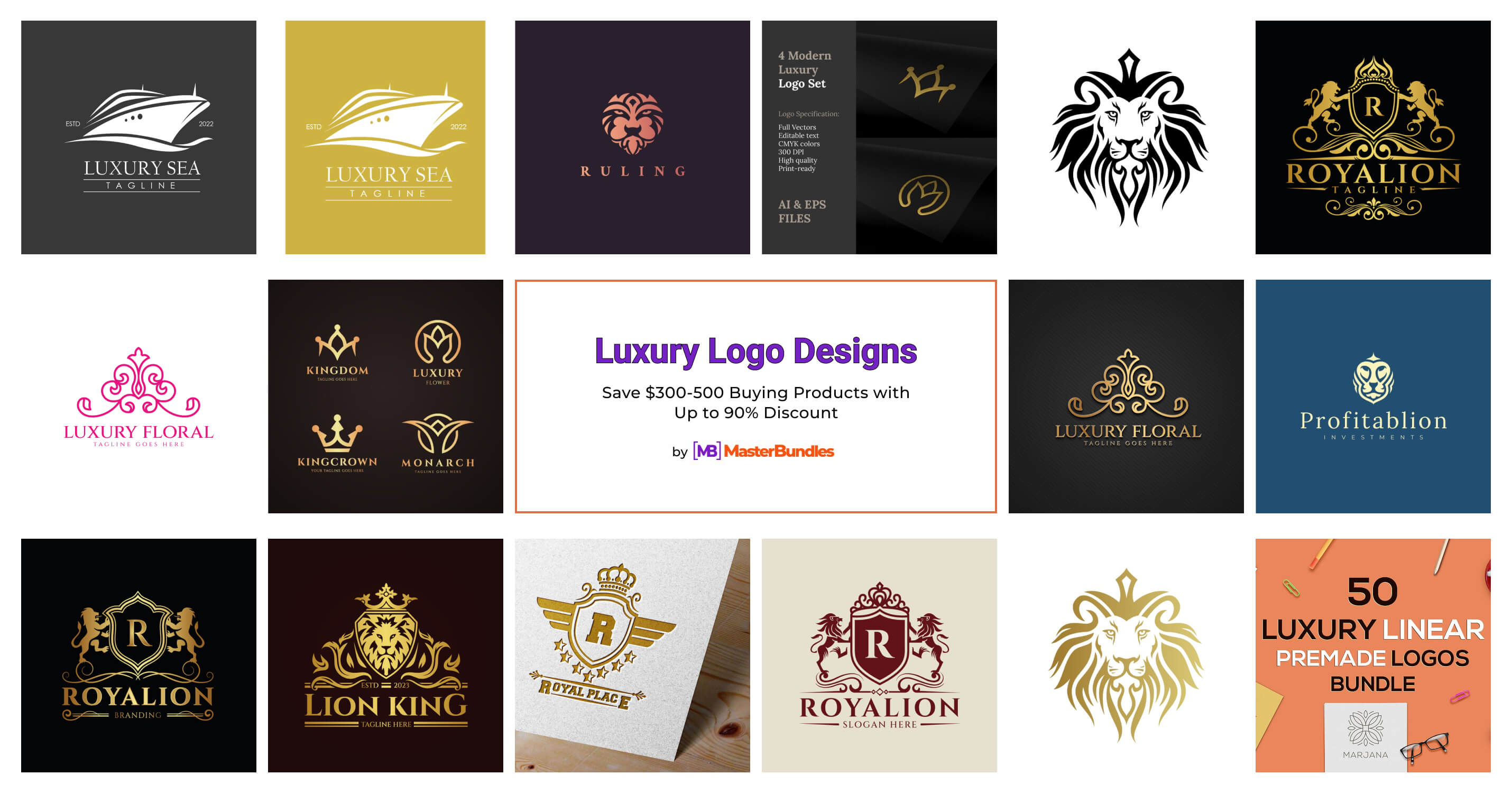 modern luxury brand logo        <h3 class=