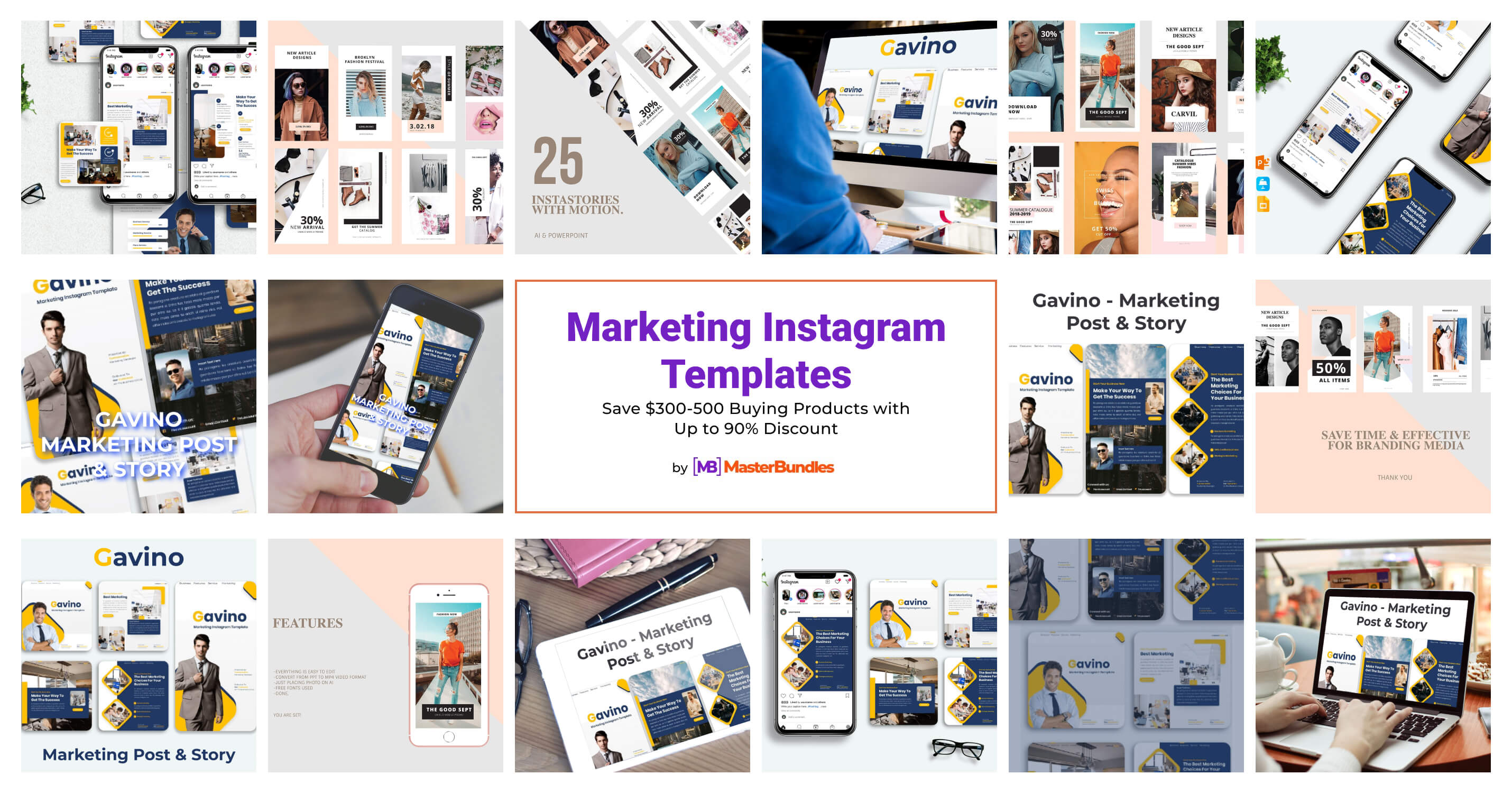 25 Best Free and Premium Instagram Templates (2024)