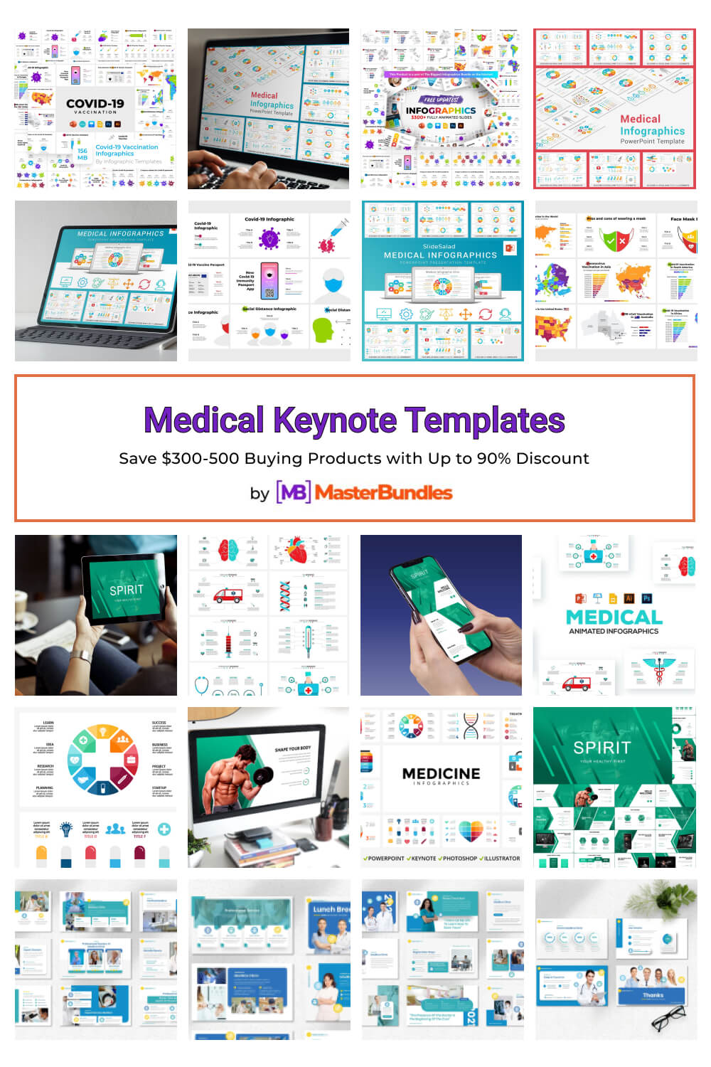 medical keynote templates pinterest image.