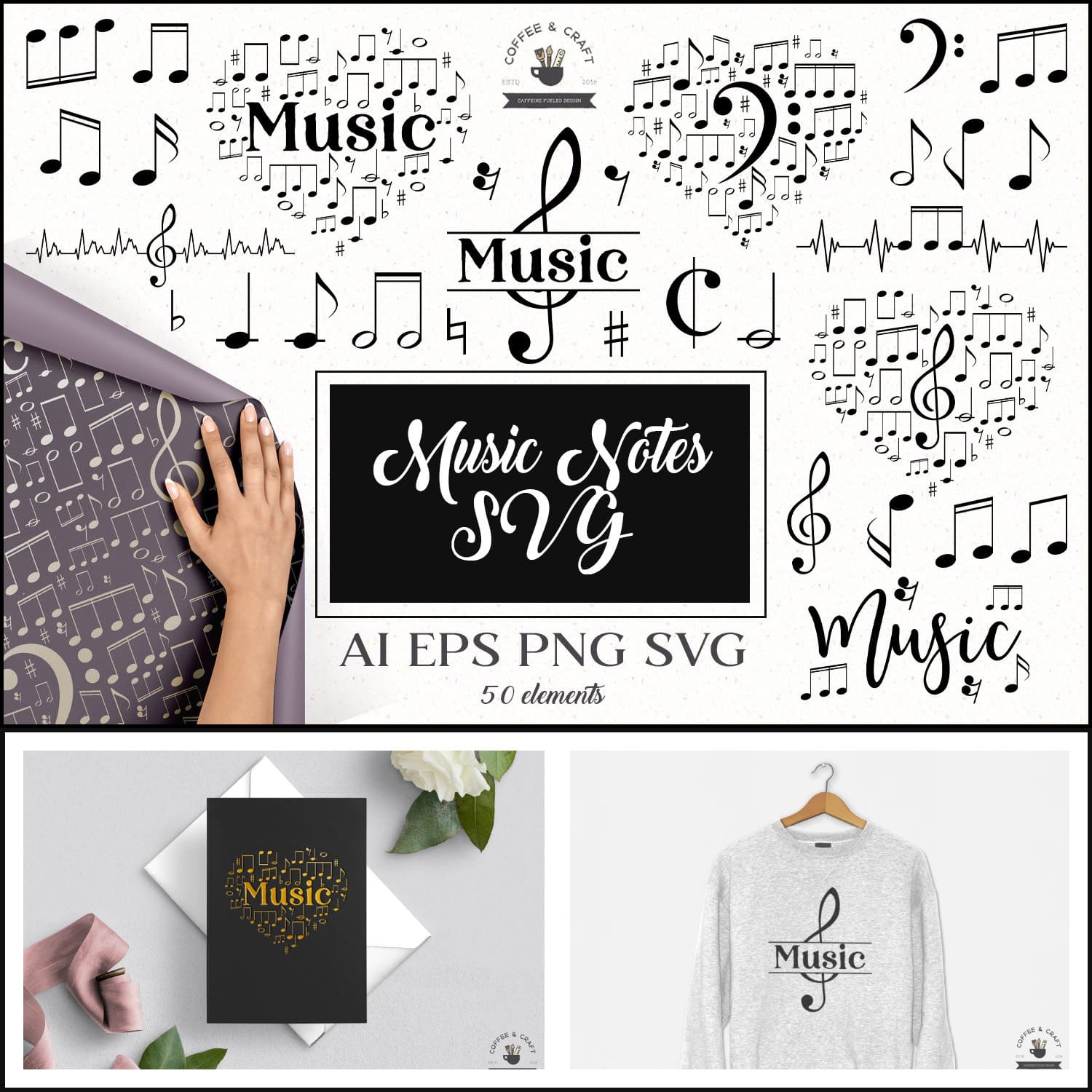 Music Notes SVG.