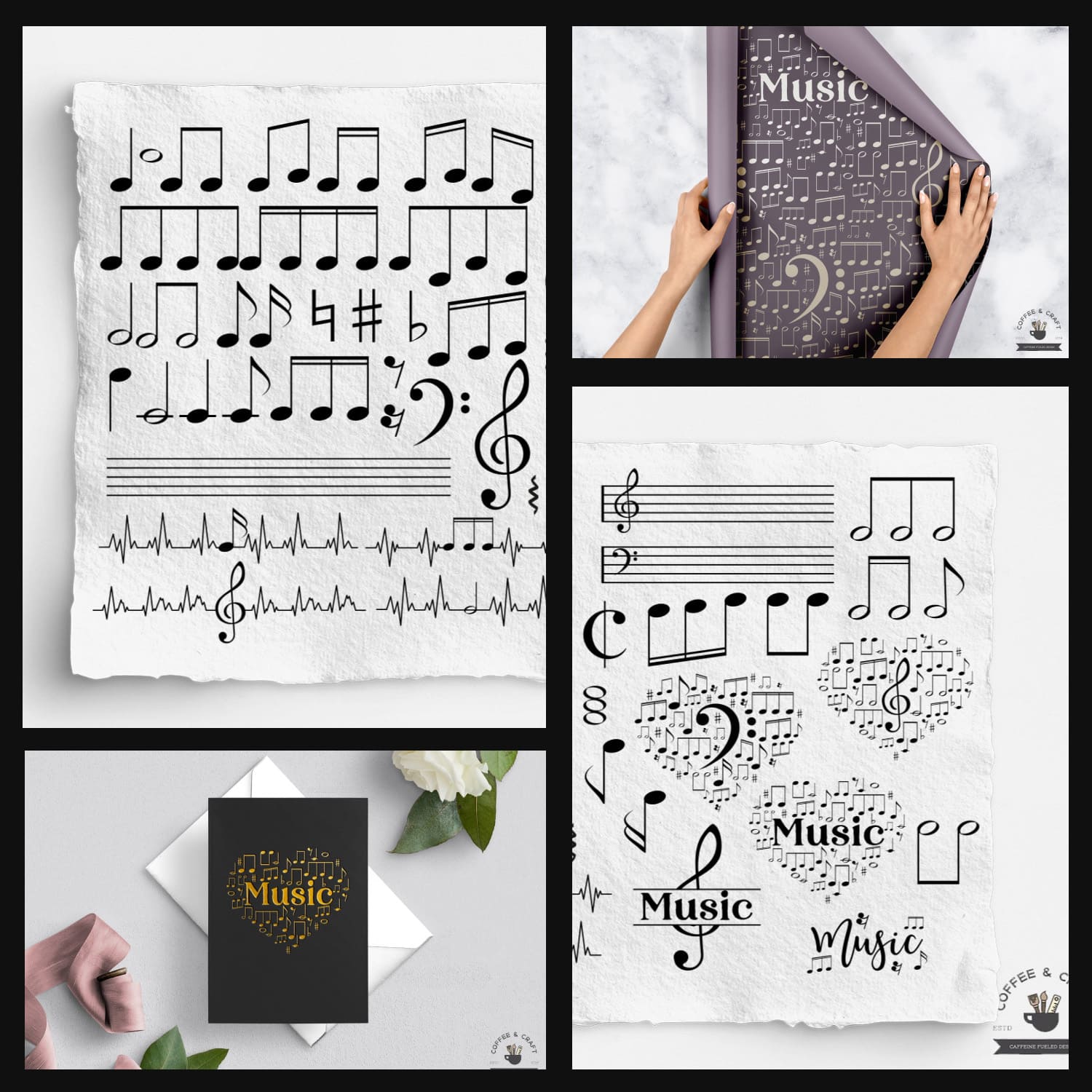 Music Notes SVG cover.