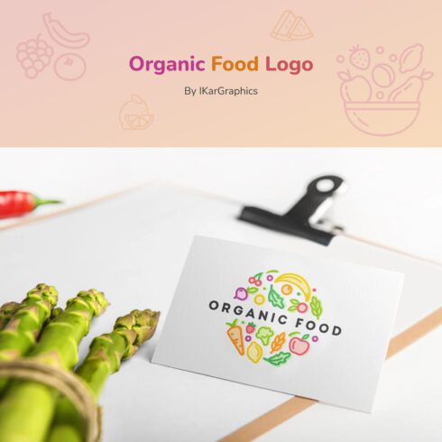 Organic Food Logo.