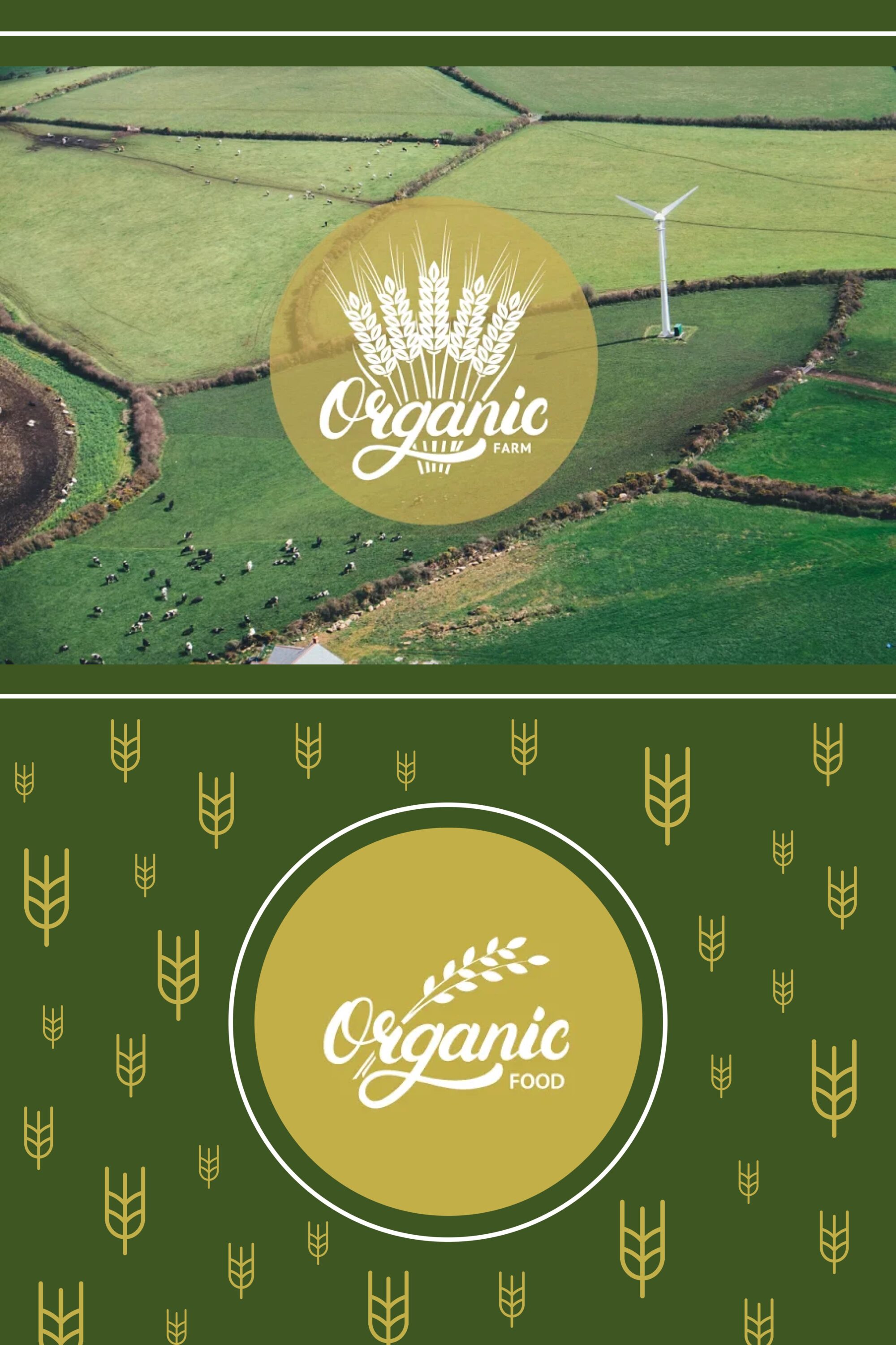 Such a beautiful green logo for organic products.