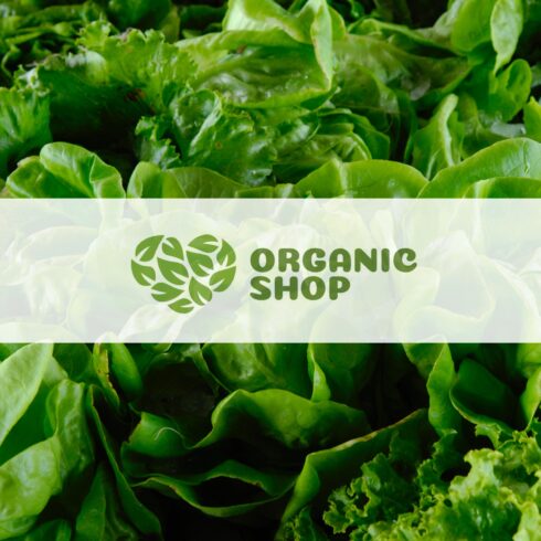 Organic shop logo.