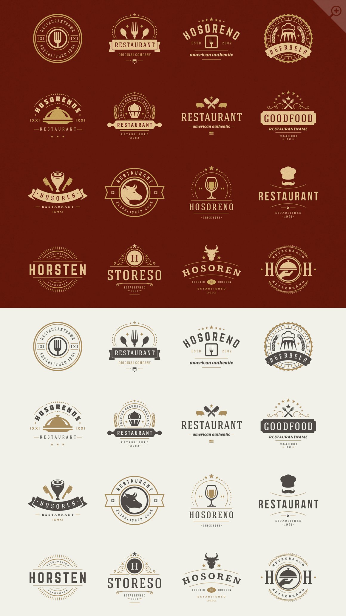 So creative logos for food.