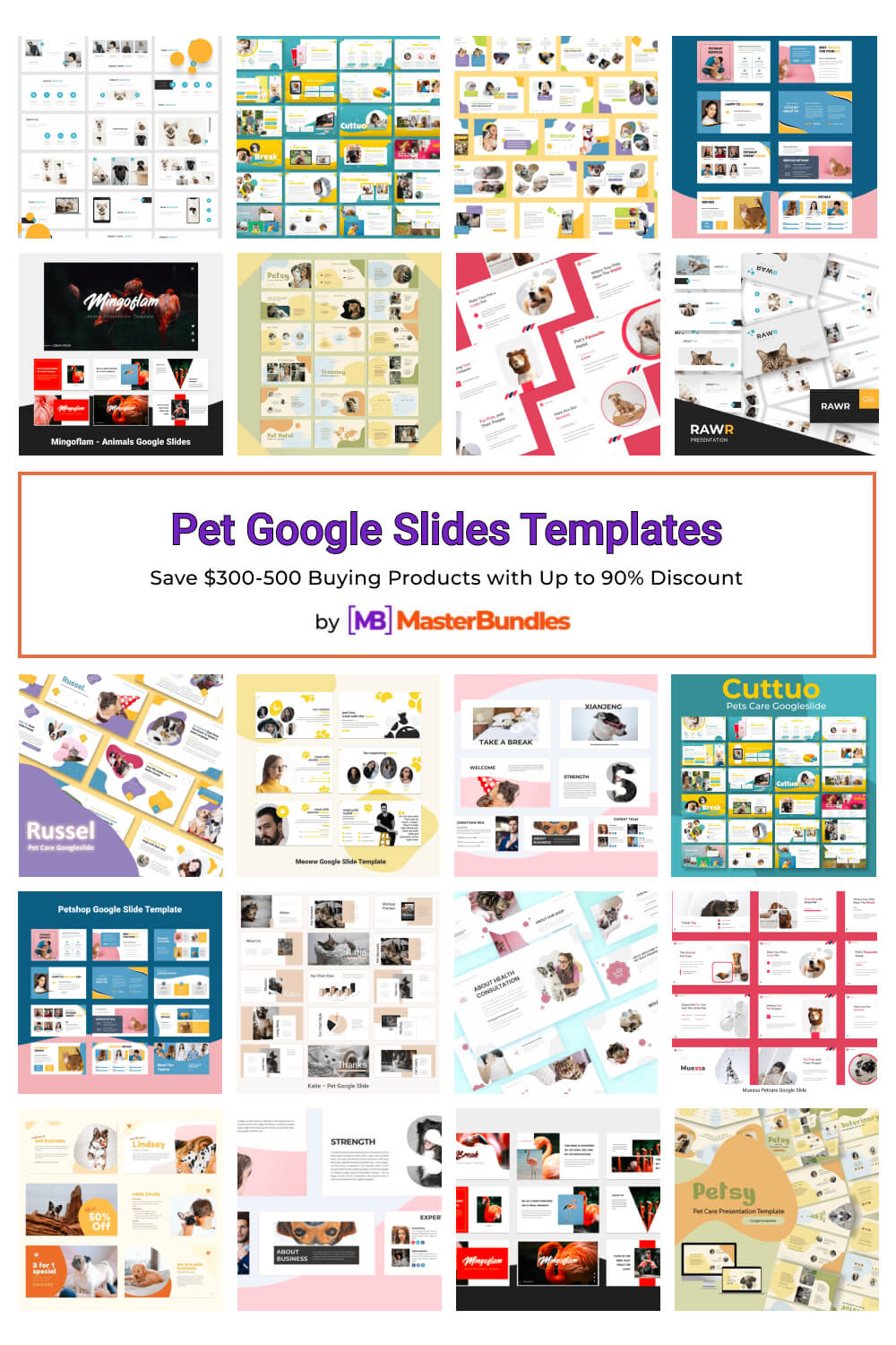 pet google slides templates pinterest image.
