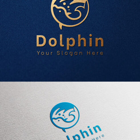 Dolphin Logo Template previews.