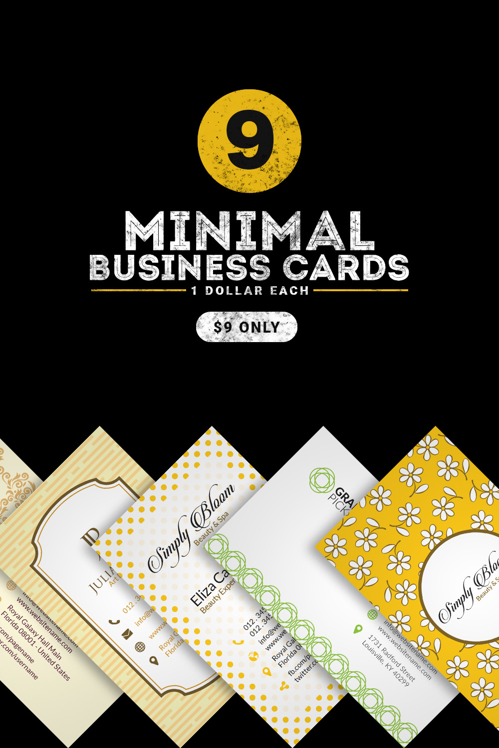 pinterest business card