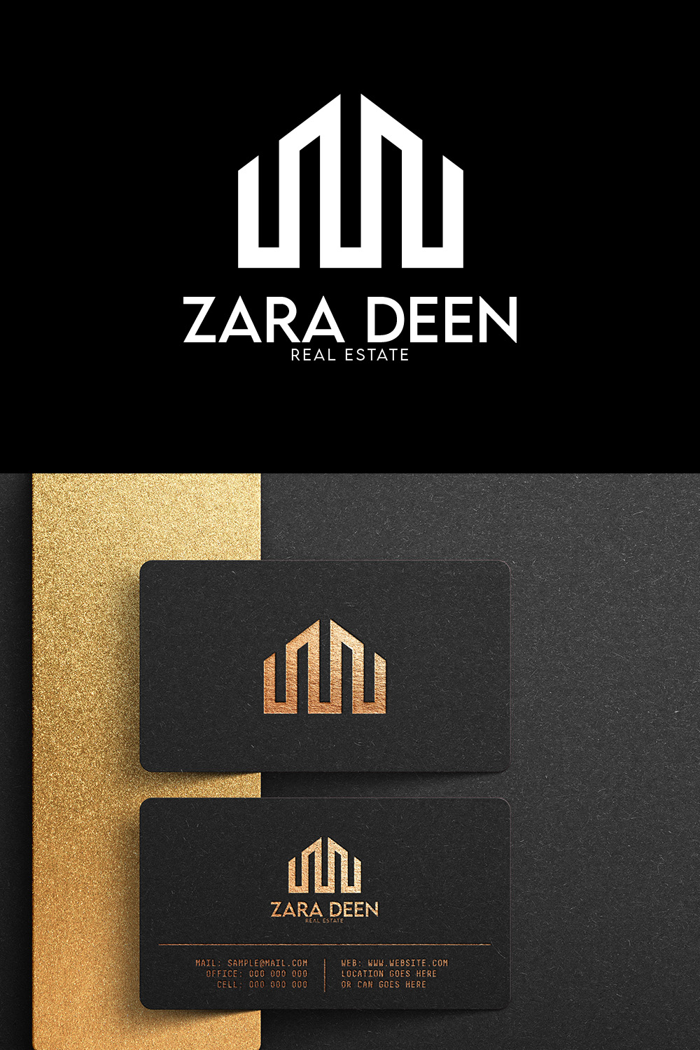 pinterest presentation Real Estate Logo - Zara Deen.