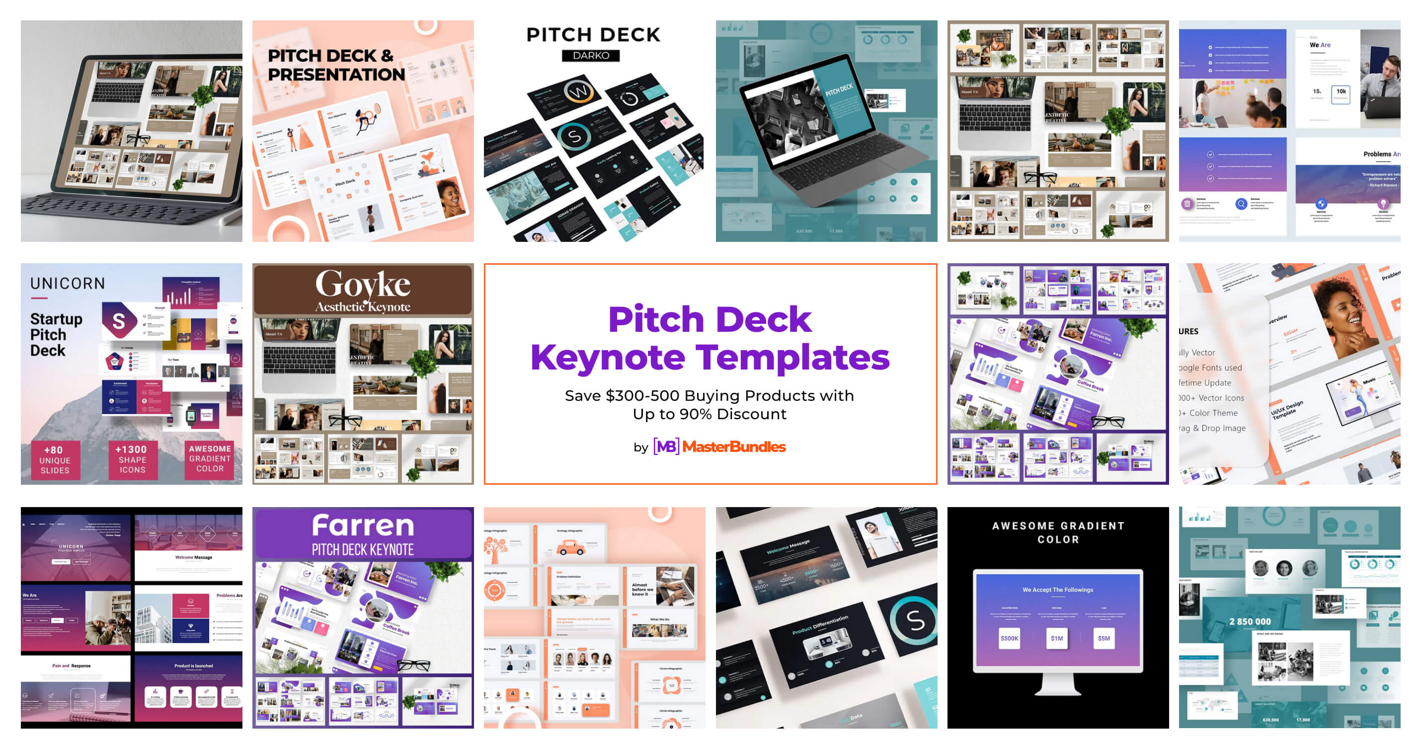 48+ Keynote Pitch Deck Templates for 2025 - MasterBundles