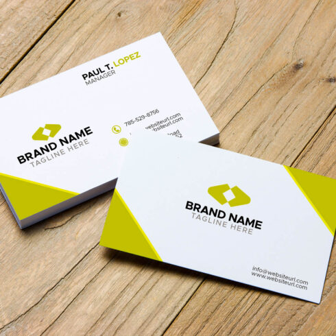 Corporate & Modern Business Card Template. - MasterBundles