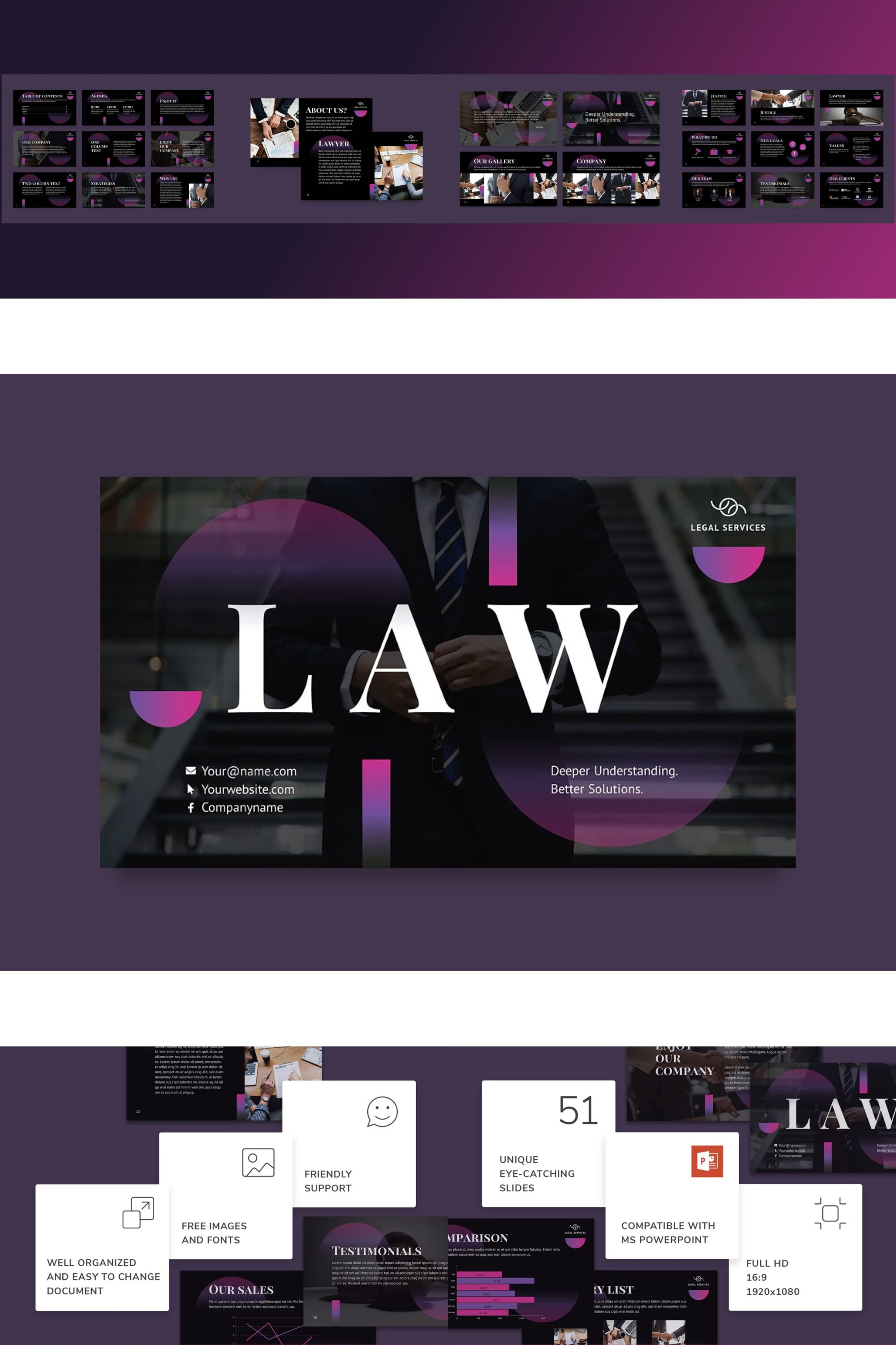 Bright template for lawyer themes.