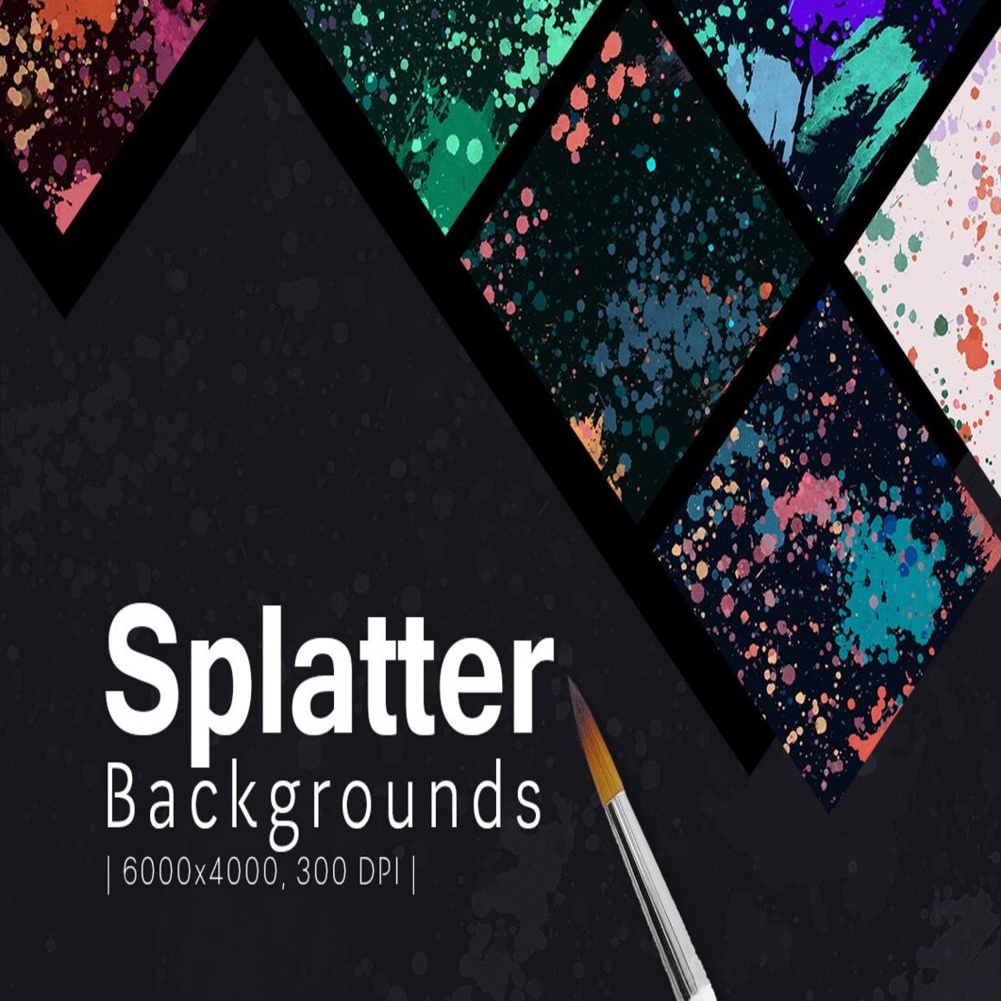 Splatter Backgrounds – MasterBundles