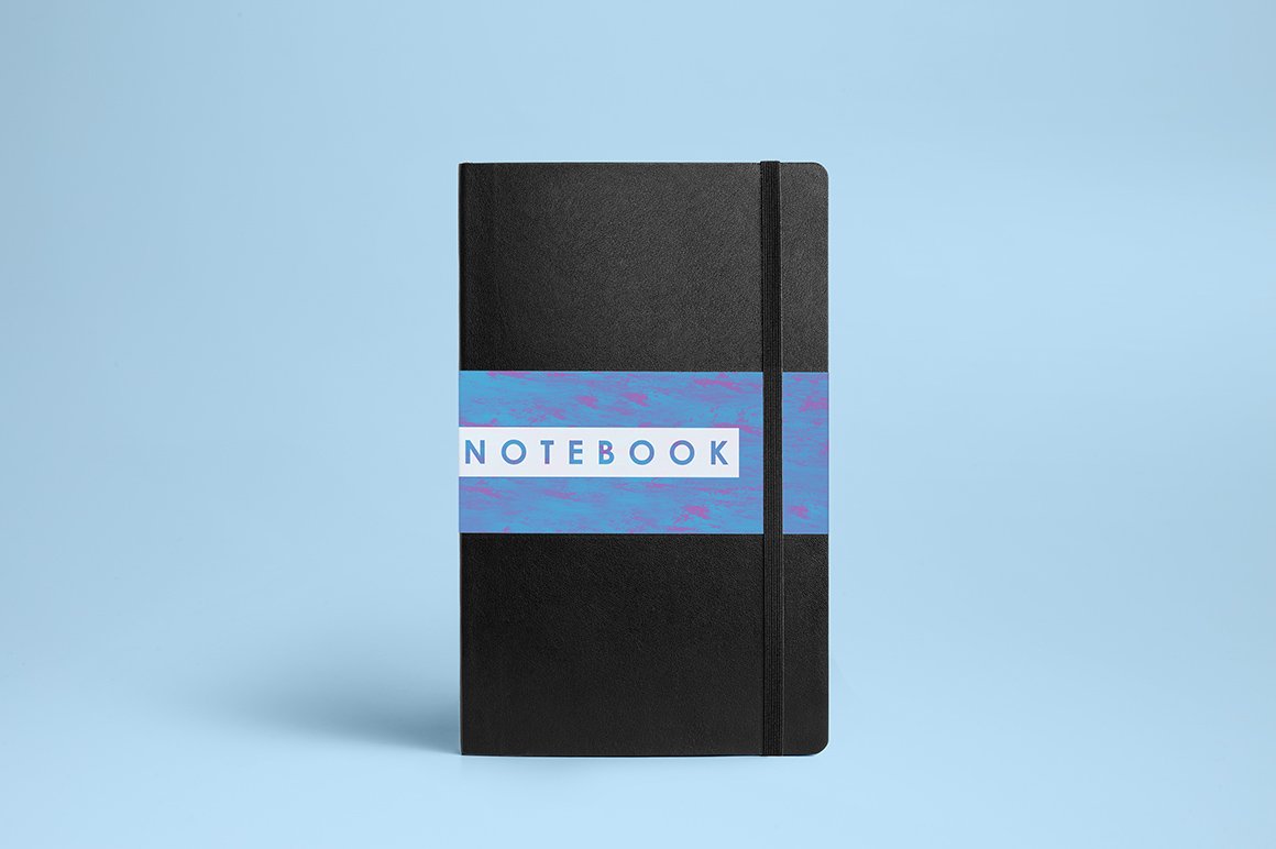 Notebook with creative cover.