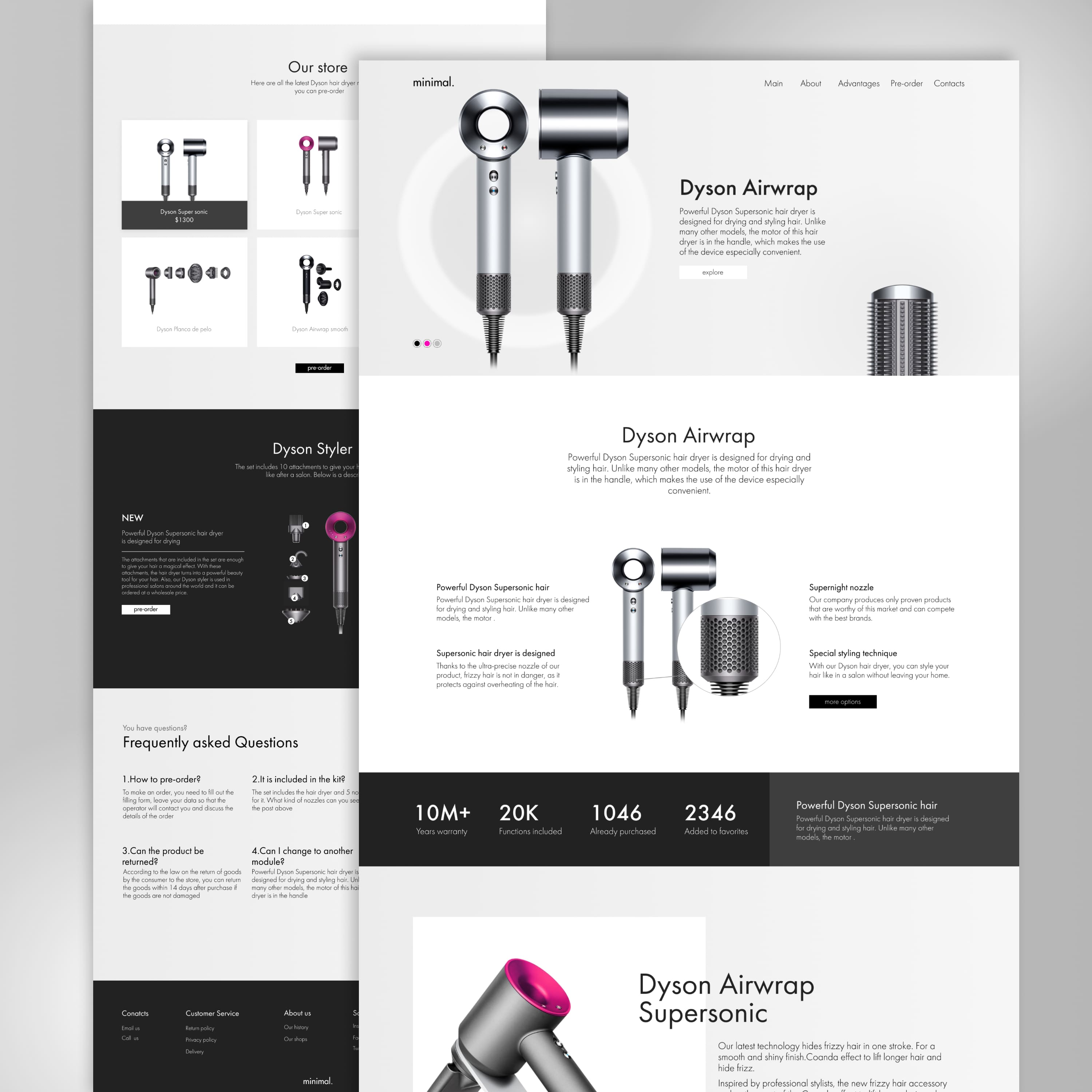 product landing page template cover.