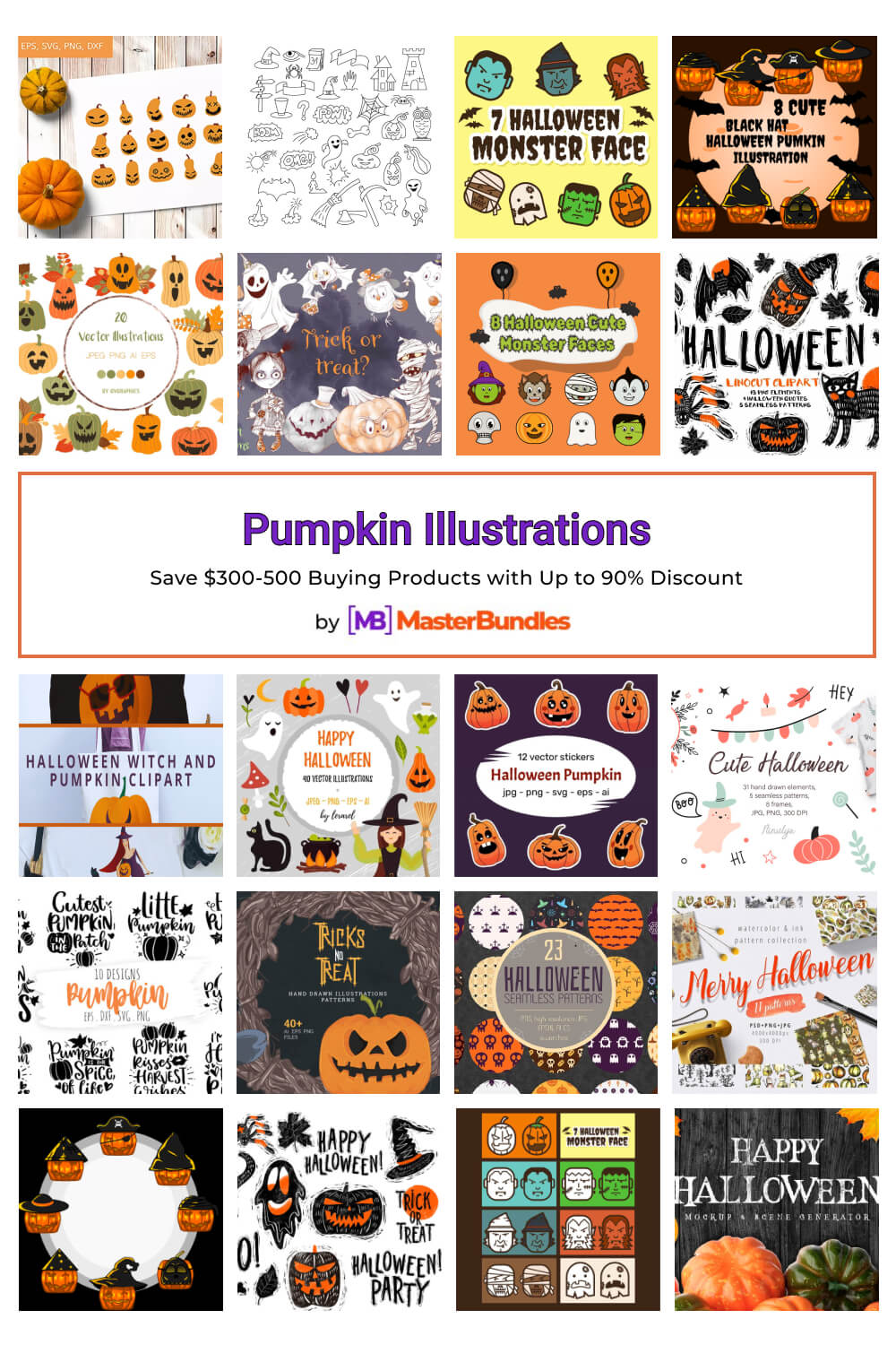 pumpkin illustrations pinterest image.
