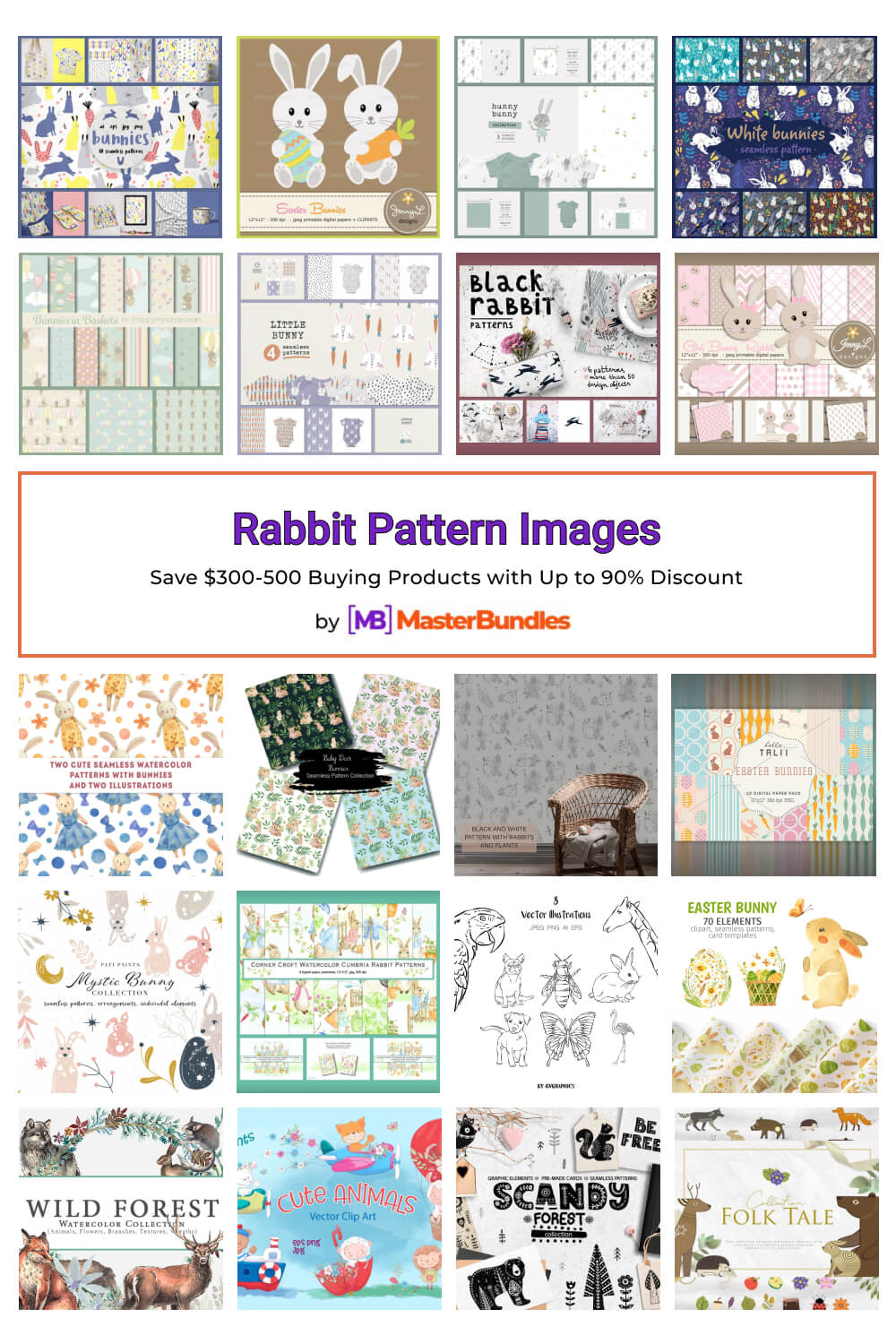 rabbit pattern images pinterest image.
