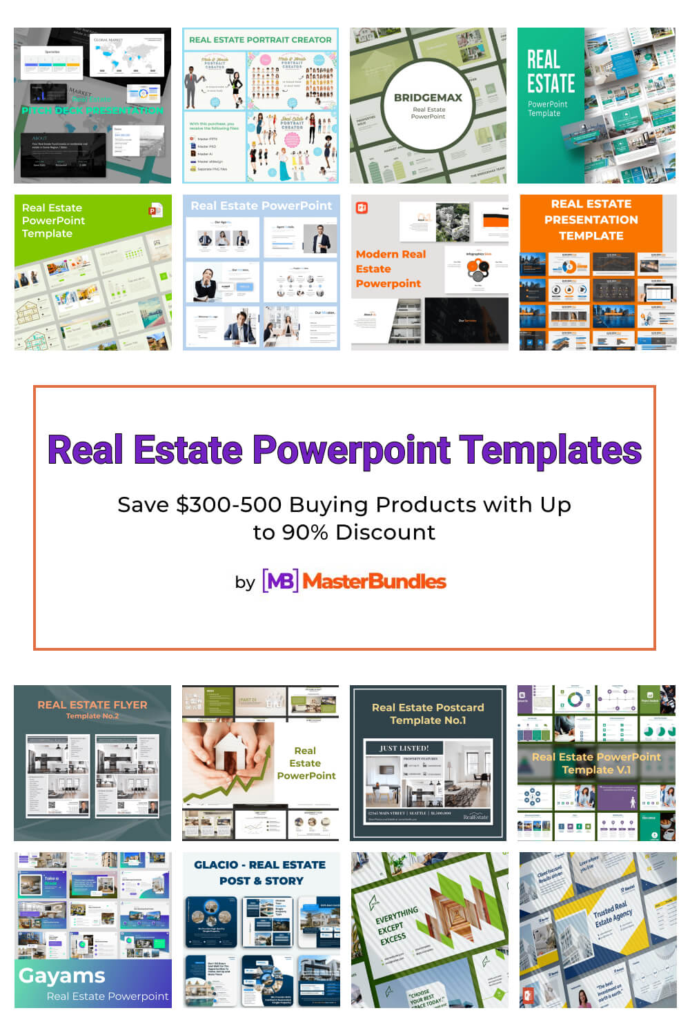 real estate powerpoint templates pinterest image.