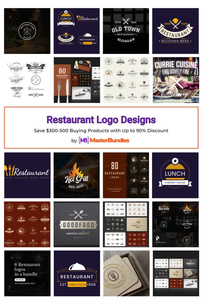 8+ Best Restaurant Logo Designs (2022) - MasterBundles