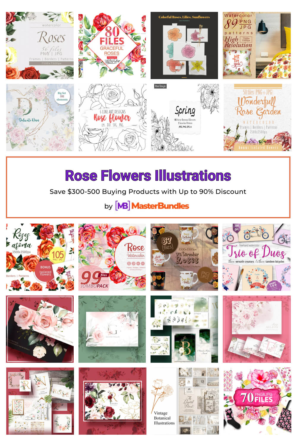 rose flowers illustrations pinterest image.