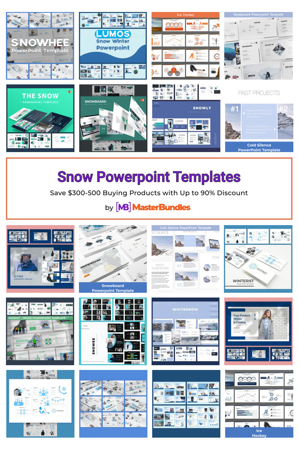 snow powerpoint templates pinterest image.