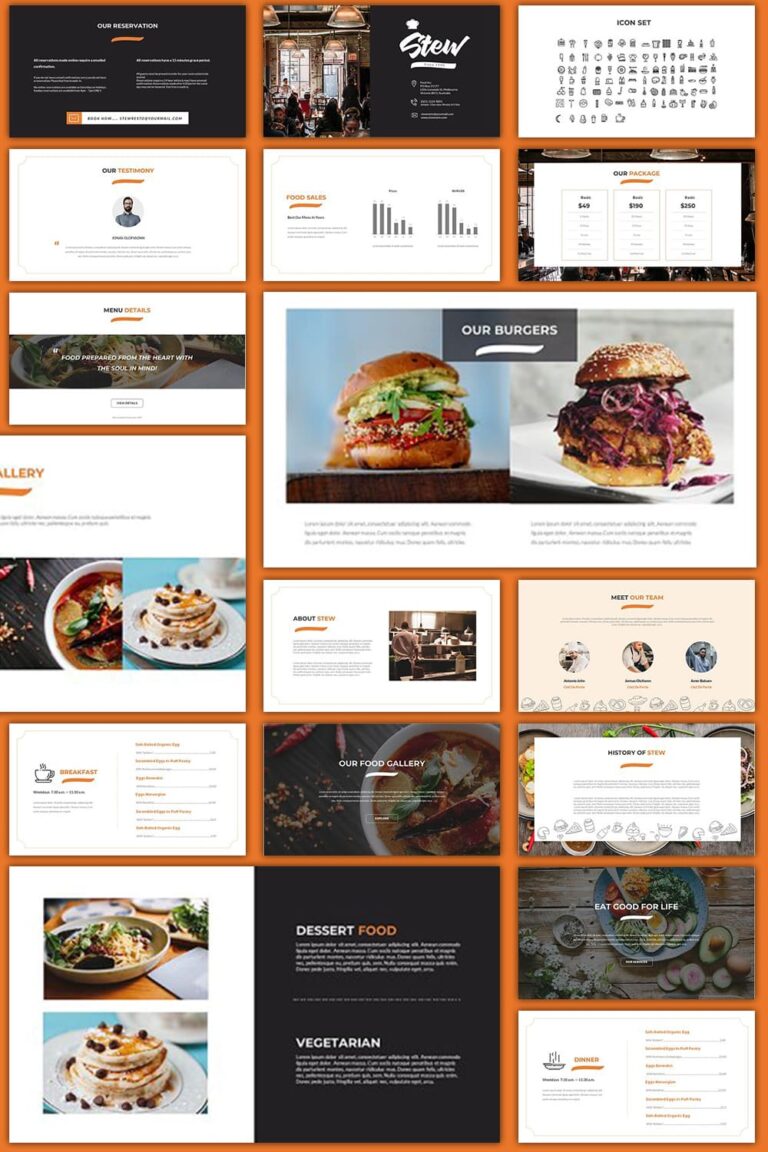 Stew Food Powerpoint Template – MasterBundles