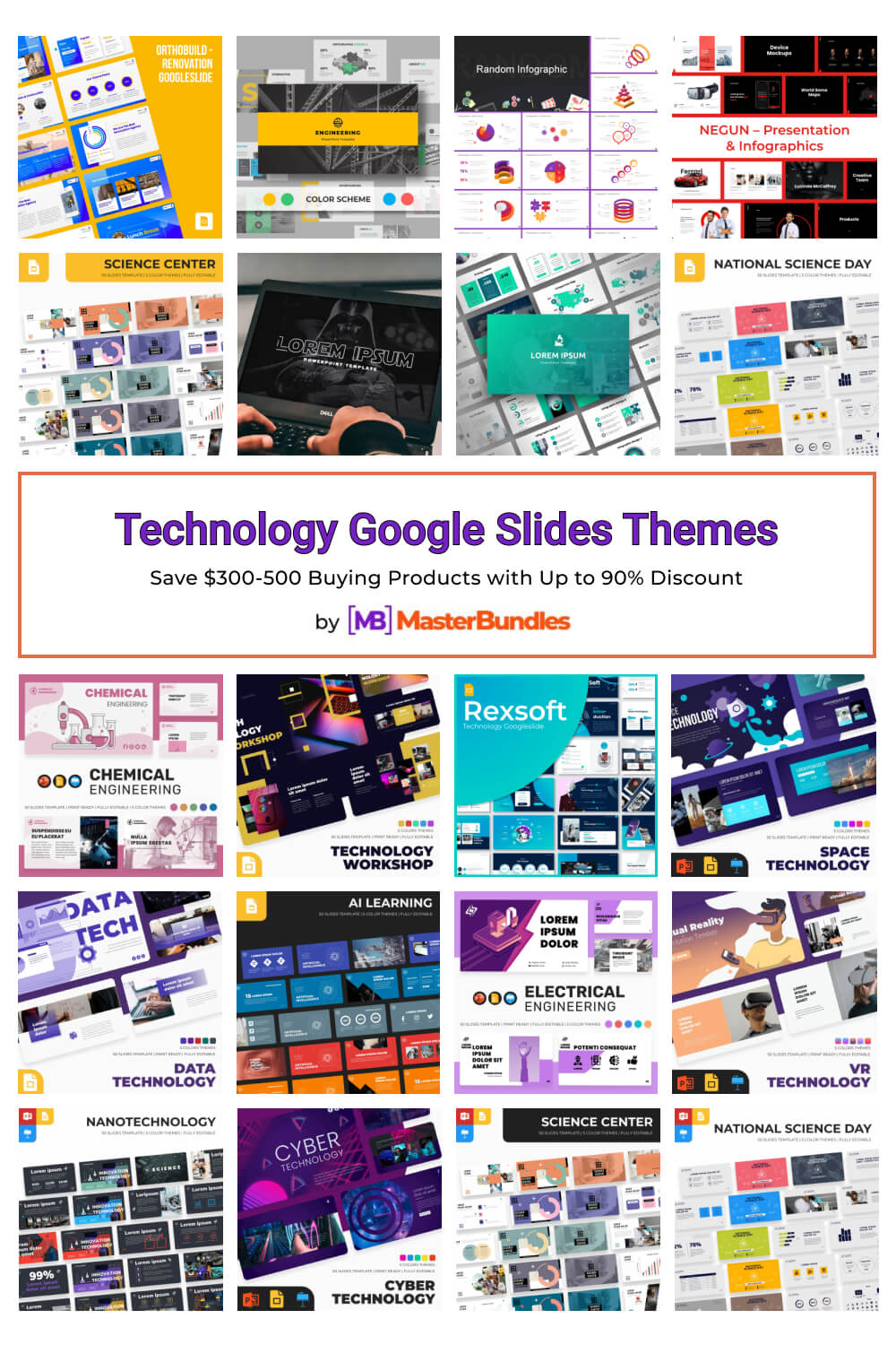 technology google slides themes pinterest image.
