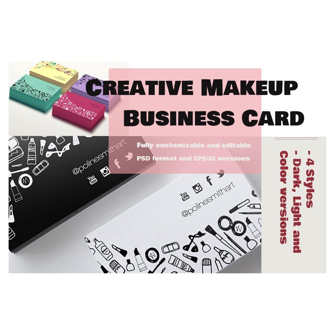 template creative makeup business card min