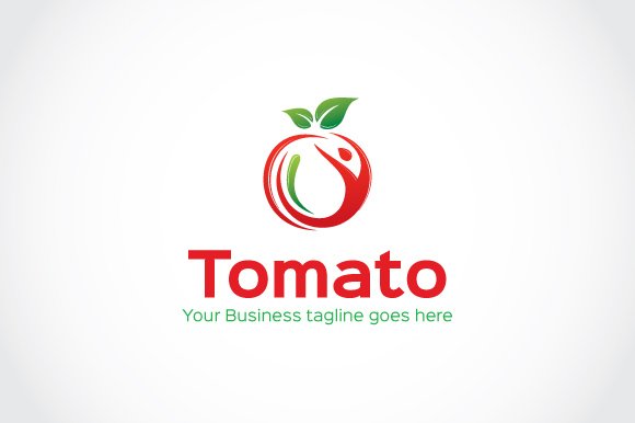 Passion red tomato logo.
