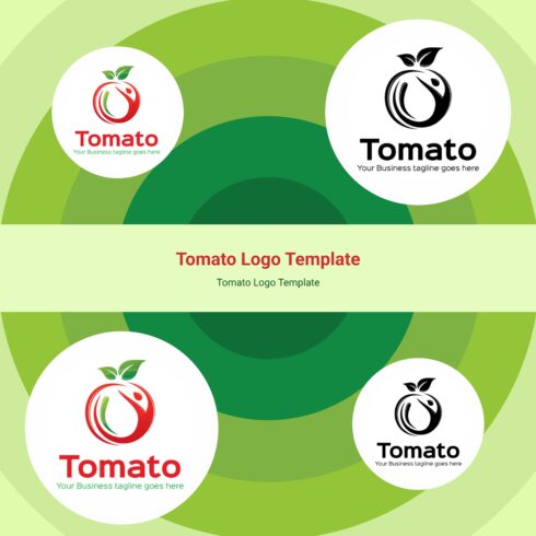 Tomato Logo Template.