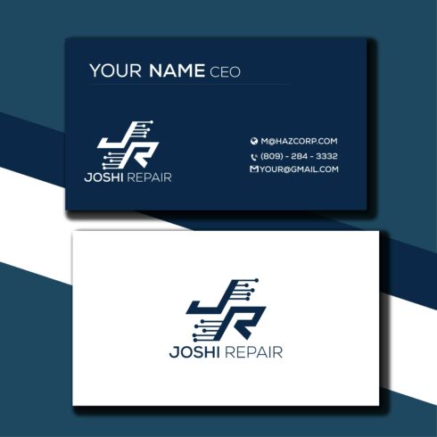 Minimalist Business Card Template (Fully Editable) cover image.