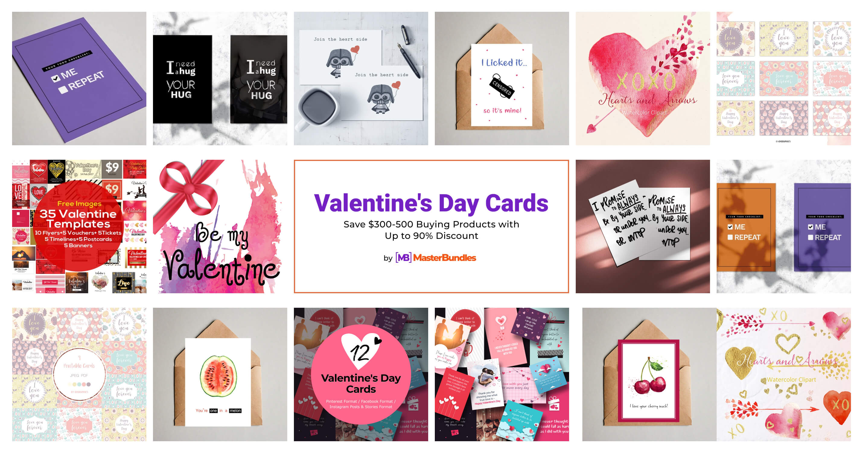 12+ Valentine's Day Cards for 2023 - MasterBundles