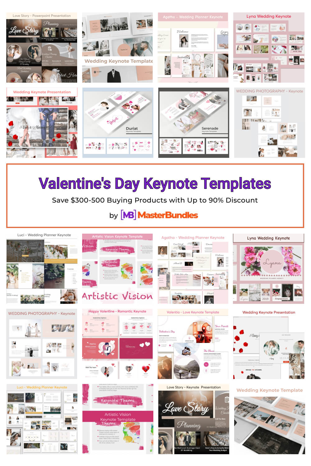 valentines day keynote templates pinterest image.