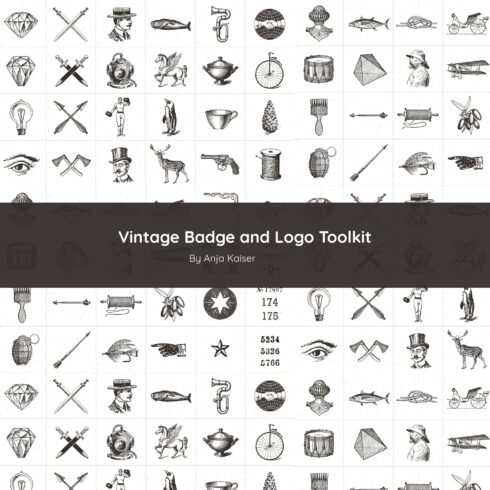 Vintage Badge and Logo Toolkit.