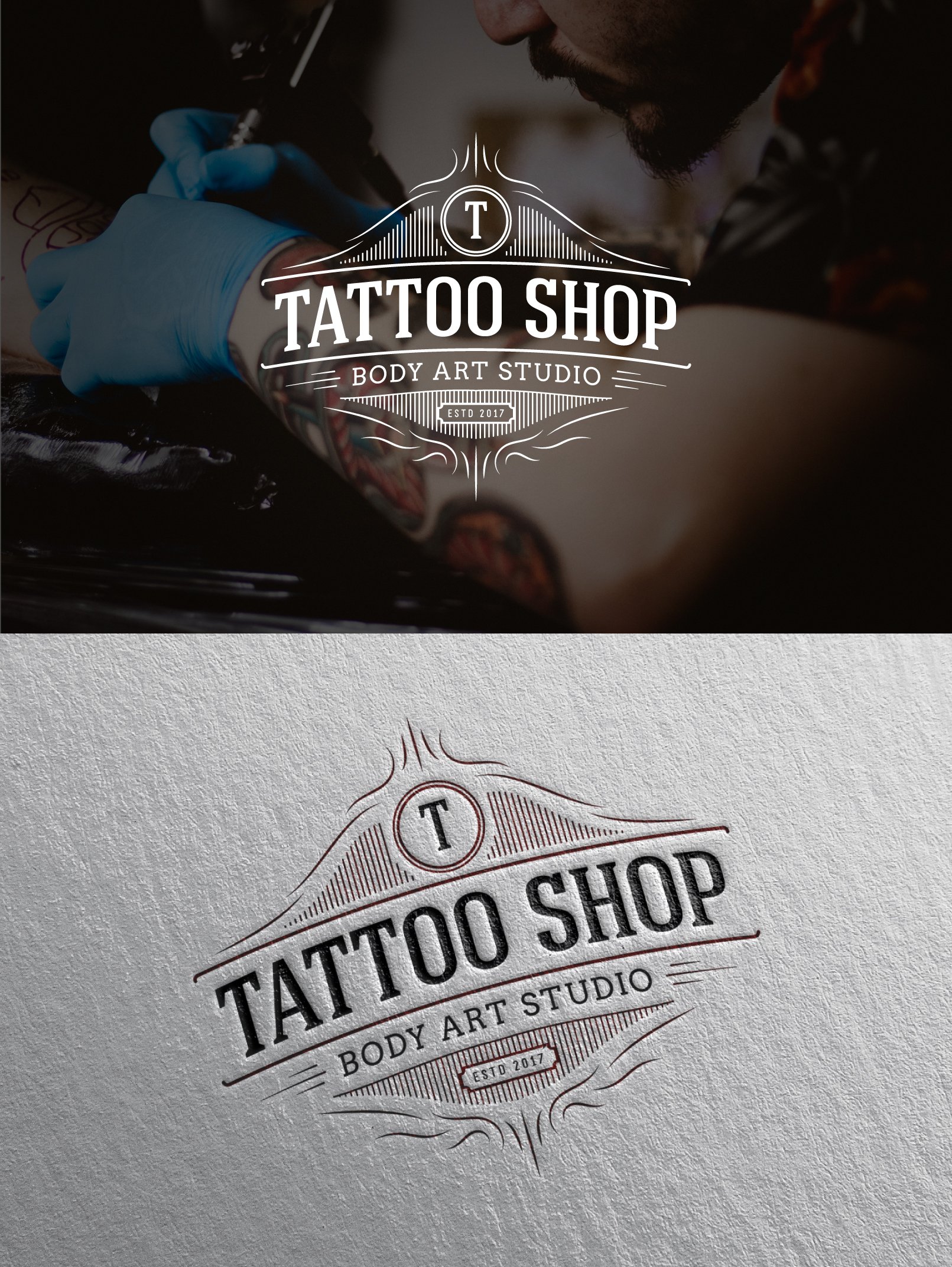 Perfect logos for tattoo studio.