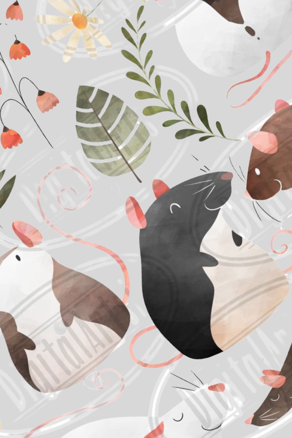 Cute rats in various available formats.