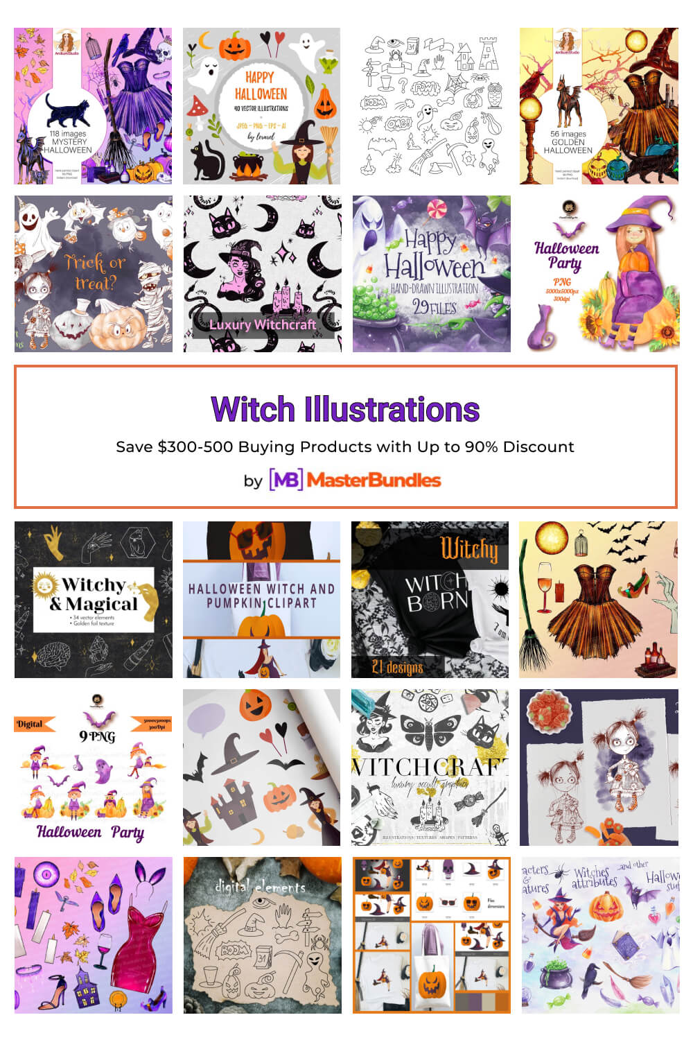 witch illustrations pinterest image.