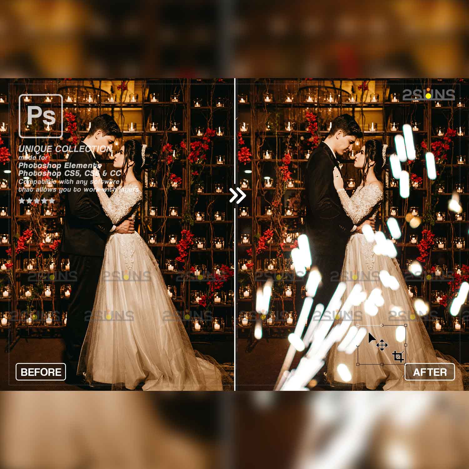 Wedding Sparkler Overlays cover image.