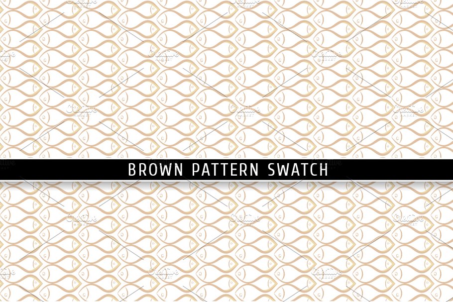 Brown Pattern Swatch.