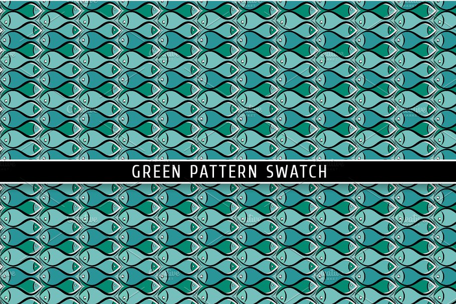 Green Pattern Swatch.