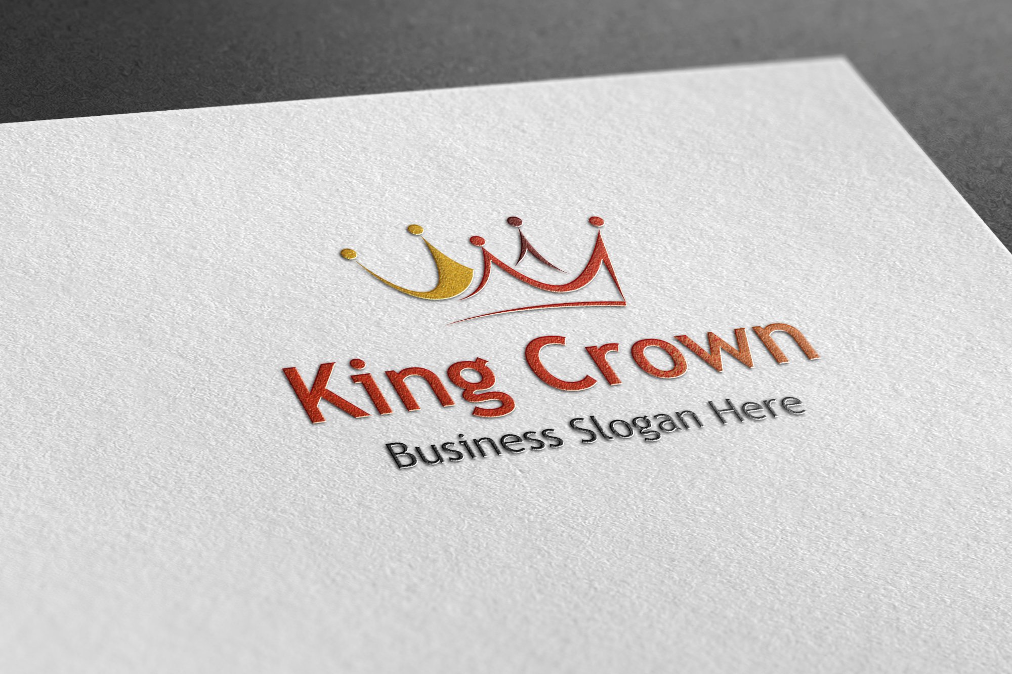 Silver crown for logo.